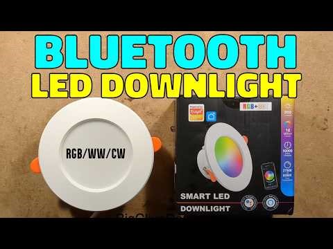Inside a Tuya compatible bluetooth downlight