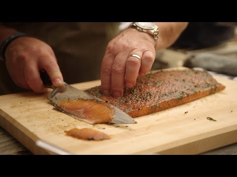 Kicked Up Vodka, Dill, and Black Pepper Gravlax With a Creole Mustard Sauce | Emeril Lagasse