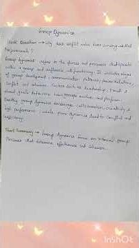 ✍️Group Dynamics: The Invisible Force Behind Team Success📝