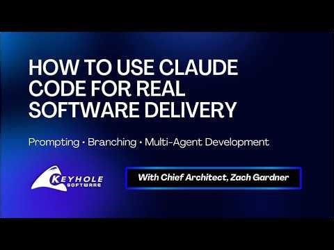 How to Use Claude Code for Real Software Delivery | Chief Architect Walkthrough