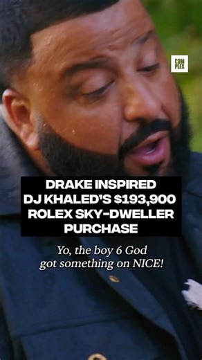 Drake inspired DJ Khaled's $193,900 Rolex Sky-Dweller purchase #OnDisplay