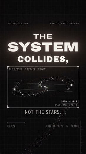 What Happens When Galaxies Collide? 🌌 #space #astrophysics #blackholes #cosmicexploration