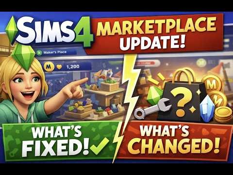 🚨 Sims 4 Marketplace Update: What’s Fixed & What’s Changed