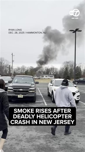 One person is dead after two helicopters collided mid-air in Hammonton, New Jersey on Sunday. | ABC7NY