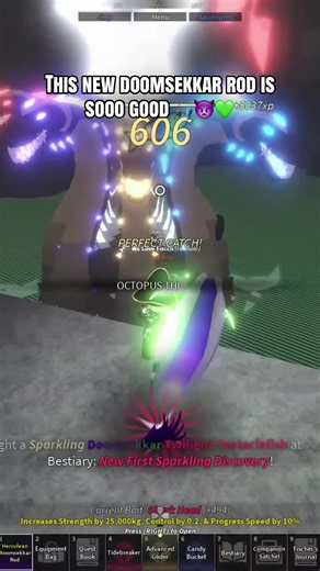 How to Get the New Doomsekkar Rod in Fisch Roblox 🎣👿💚