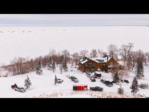 Staying At The MANSION Of Lake Winnipeg! (Greenback Walleye)