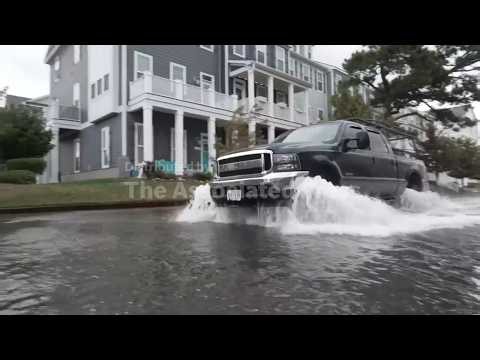 Virginia sees minor localised coastal flooding as nor'easter skirts the US coast