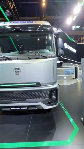 Take a look at the futuristic electric commercial truck, KargoBot Inside.