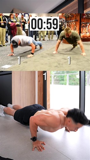 1 minute max push-up ! Try this challenge ! 💪 | push ups