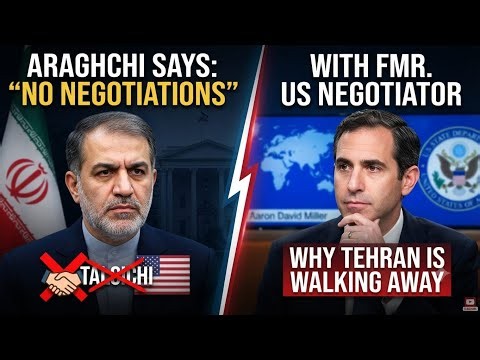 Why Iran Says "NO" to US Talks — Ft. Fmr. Negotiator Aaron David Miller Shahlam