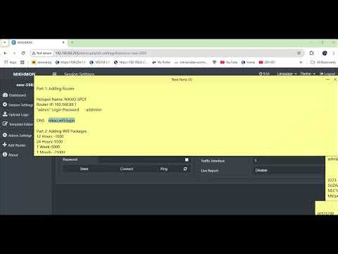 3-1 How to Add your Router in Mikhmon for PC - English |