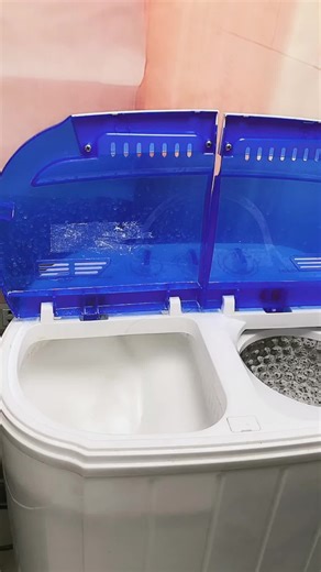 [LIVE] HODEKT Twin-Tubs Washing Machine 2 In 1 Portable Washing Machine Blue Light Sterilization Double Barrel Bionic Washing with Free Laundry Pods