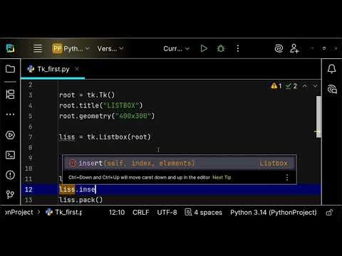 Python Tkinter Listbox Tutorial | Create Clickable List in GUI (Beginner Friendly)