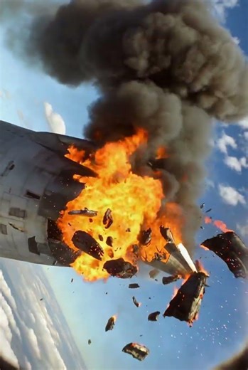 AI-Generated Plane Engine Explosion From Passenger Window | Cinematic VFX