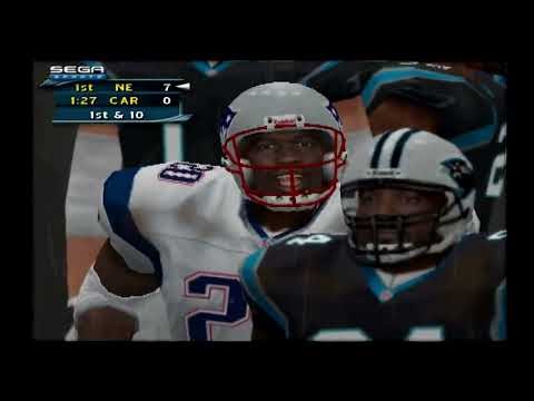Ep16 NFL 2K2: Patriots vs Panthers: Win and we are into the playoffs!