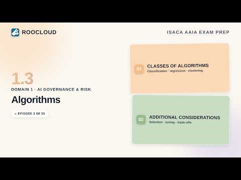 AI Algorithms: Classification, Regression & Clustering Explained | ISACA AAIA Ep.3