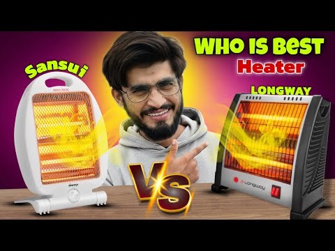 सस्ते में ज़बरदस्त रूम हीटर🔥|| Sansui Vs Longway Blaze 800W Quartz Room Heater