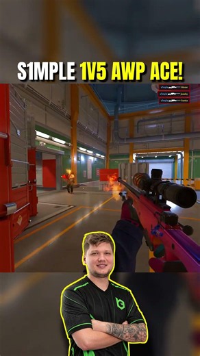 S1MPLE INSANE 1V5 AWP ACE!