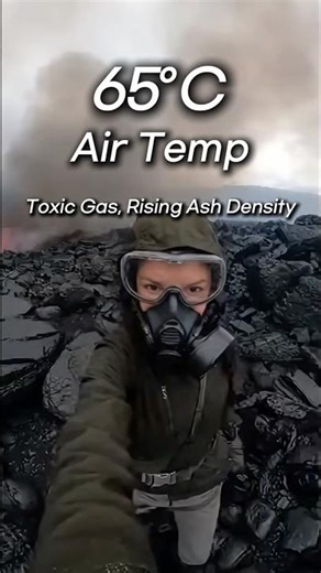 DON'T Inhale in a 65°C Volcanic Ash Field! ⚠️ (POV Simulation)