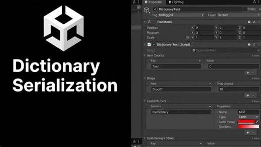 Unity 6.6 Alpha Feature - Dictionary Serialization - Quick Look | Markus Altenhofer