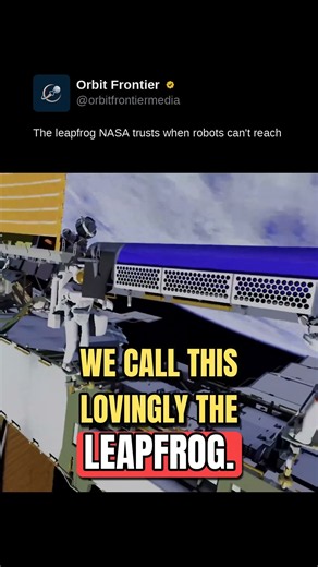 The leapfrog NASA trusts when robots can't reach
