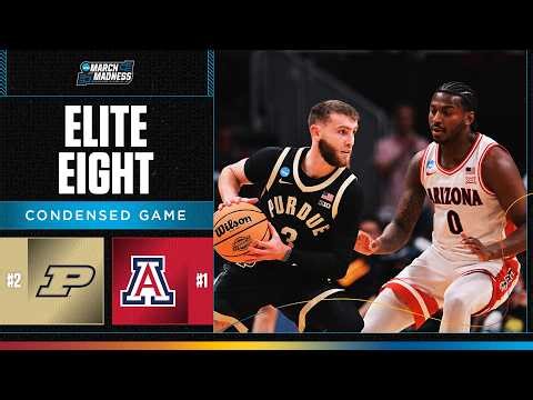 Arizona vs. Purdue - Elite Eight NCAA tournament extended highlights