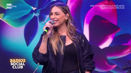 Anna Tatangelo canta "Essere una donna" - Radio2 Social Club 15/05/2026