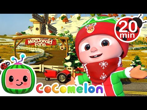 Christmas Visiting The Farm 🎄🐮🐷 | CoComelon 🍉 | Nursery Rhymes For Kids