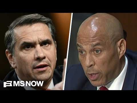 Sen. Booker ROASTS Todd Blanche: 'You've chosen Trump over truth'