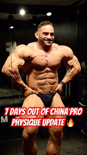 ROBERTO BUONOMO IS PEELED! 😱 7 Days Out China Pro #bodybuilding