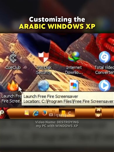 Customizing FAKE WINDOWS XP