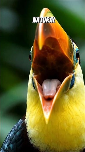 Nature’s Most Unreal Bird😳🌈 #birds #wildlife #naturefacts #shorts #viralshorts #rainforest #phonk