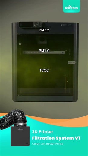 3D Printer Filtration System Smoke &Particle Capture Test #3dprinting #3dprint #makerspace #cleanair