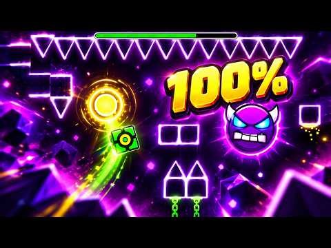 Geometry Dash: Can't Let Go 100% Full Gameplay (All Coins)