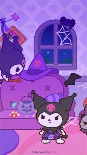 Kuromi has met her match..another Kuromi! 👯‍💜 #Kuromi #Sanrio