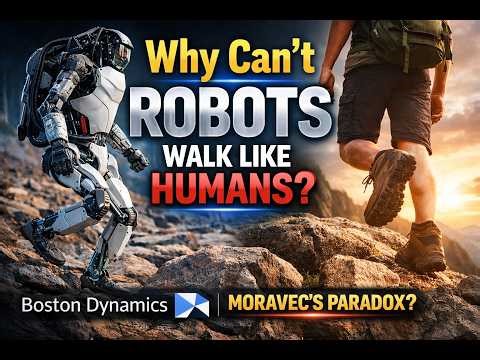 Why Boston Dynamics Robots Still Can’t Walk Like Humans (Moravec’s Paradox)