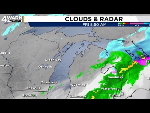 Metro Detroit weather forecast April 10, 2026 -- Noon Update