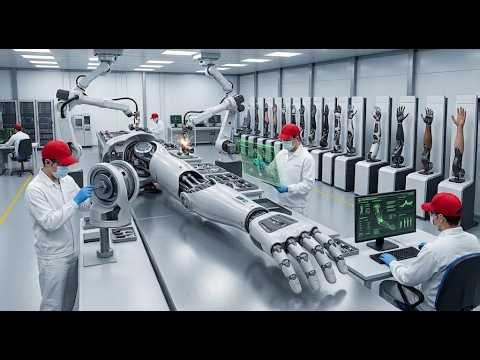Inside the $10M Factory: The Secret of Perfect Bionic Arms (Full Process)