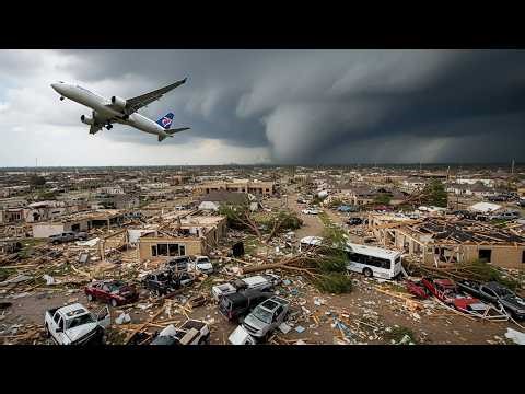 Chaos in Oklahoma Today! Massive EF4 Tornado Destroyed Vance Air Force Base in Enid