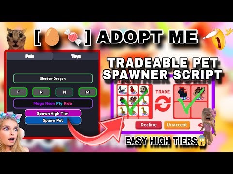[KEYLESS🍬🥚] ADOPT ME TRADABLE PET SPAWNER SCRIPT | SUGARFEST UPDATE | FREE! | PASTEBIN #adoptme