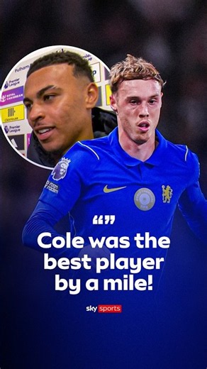 Morgan Rogers praises Cole Palmer's performance against Fulham ⭐️🔵 #football #premierleague #chelsea