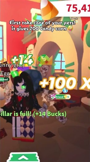 How to get candy corn rich in adopt me 😳!