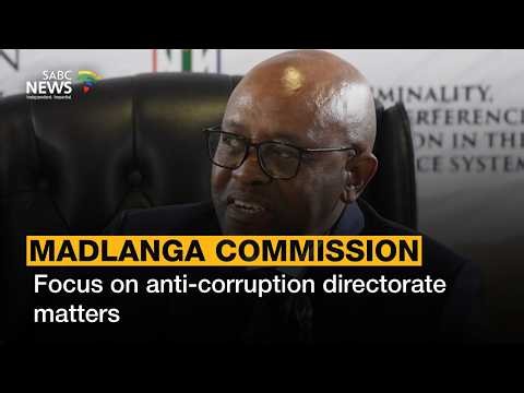 Madlanga Commission | Focus on anti-corruption directorate matters