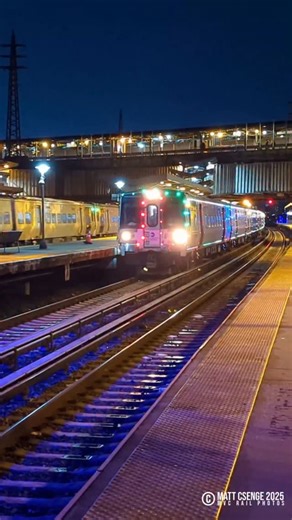 MVC Rail Photos on Instagram: "Long Island Rail Road (LIRR) Holiday Lights Train departing Woodside Station. December 29, 2025."