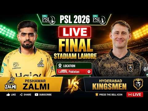 PSL Live: Peshawar vs Hyderabad Final T20 Live Match Today |PZ vs HK Live Score & Commentary 1st Inn