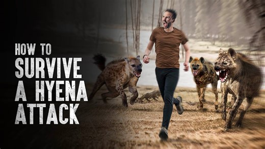How to survive a hyena attack in the wild alone