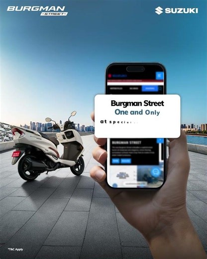 Suzuki Burgman Street | Limited-Time Introductory Prices