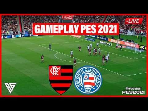 COM ESSA NOVA FORMAÇÃO O MENGÃO SO EVOLUI - GAMEPLAY PES 2021 - 60 FPS - SADAN GAMER - PC