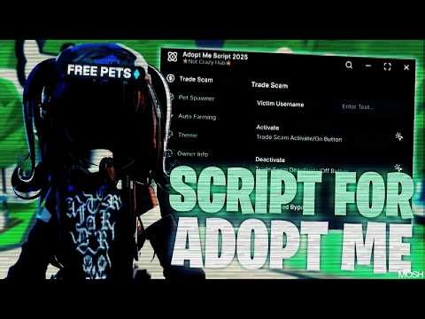 Adopt Me Script | Roblox x Adopt Me Scripts [Menu] | Trade Scam, Auto Farm, Visual Pet