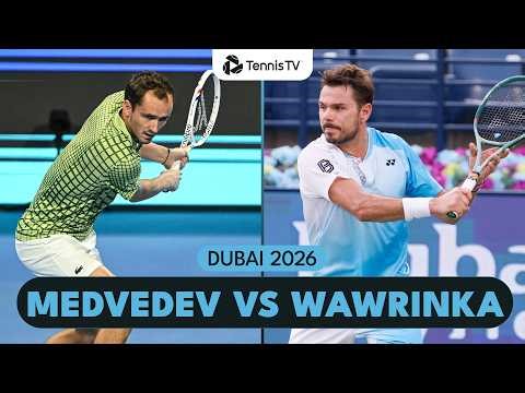 Daniil Medvedev vs Stan Wawrinka Match Highlights! | Dubai 2026